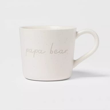 15oz Stoneware Papa Bear Mug - Threshold