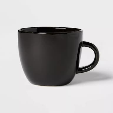 17oz Stoneware Avesta Mug Black - Threshold