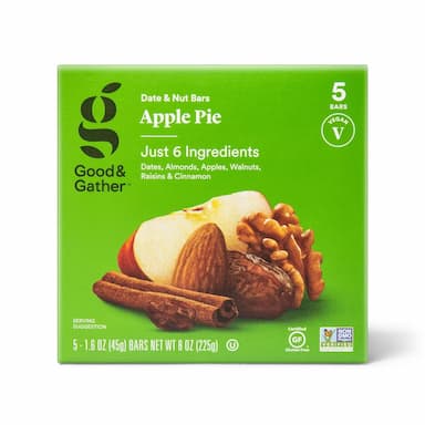 Apple Pie Nutrition Bars - 5ct - Good & Gather