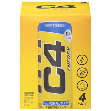 C4 Frozen Bombsicle 4pk, 12 fl oz