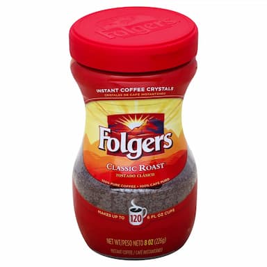 Folgers Coffee Instant Classic Roast - 8 Oz
