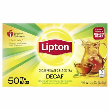 Lipton Tea Decaffeinated Bags - 50 Count