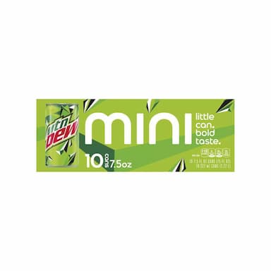 Mountain Dew - 10pk/7.5 fl oz Mini Cans
