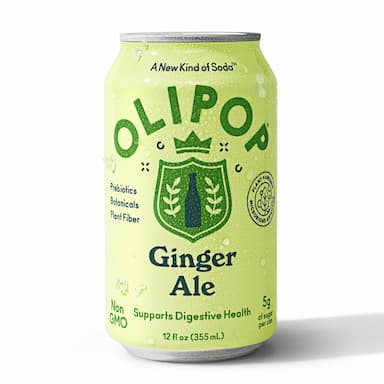 OLIPOP Ginger Ale Prebiotic Soda - 12 fl oz