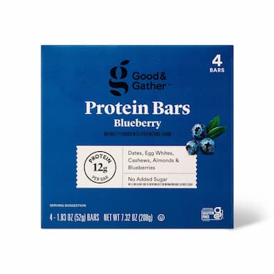 Protein Bars Blueberry - 4ct - Good & Gather