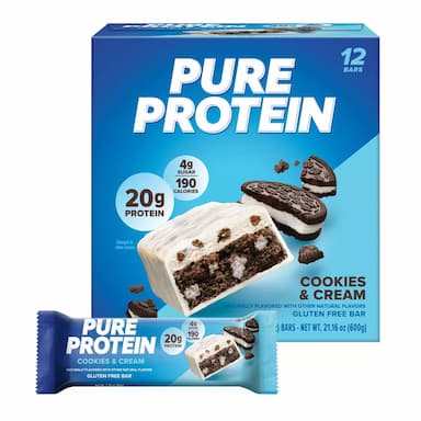 Pure Protein Bar - Cookies & Cream - 12pk