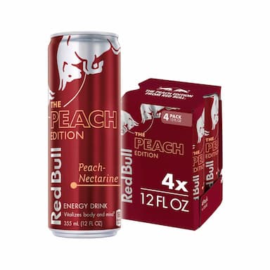 Red Bull Peach Energy Drink - 4-12 Fl. Oz.