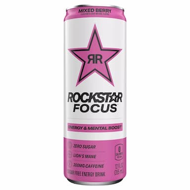 Rockstar Focus Mixed Berry - 12 Fl. Oz.