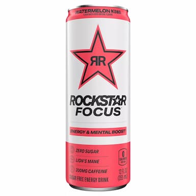 Rockstar Focus Watermelon Kiwi - 12 Fl. Oz.