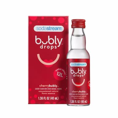 SodaStream bubly Cherry Drops - 1.36 fl oz