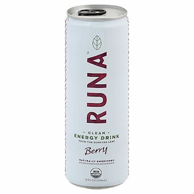 Runa Organic Clean Energy Drink Berry Boost - 12 Fl. Oz.
