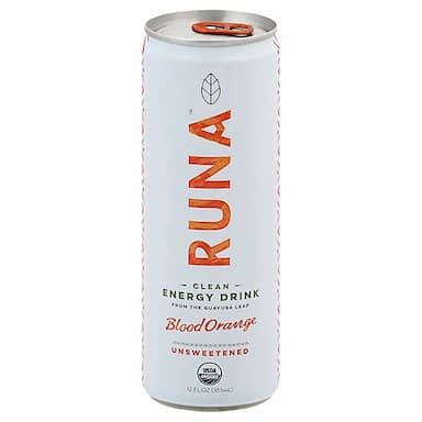 Runa Organic Clean Energy Drink Bloody Orange - 12 Fl. Oz.