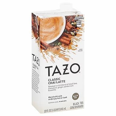 TAZO Tea Concentrate Black Tea Classic Chai Latte - 32 Fl. Oz.