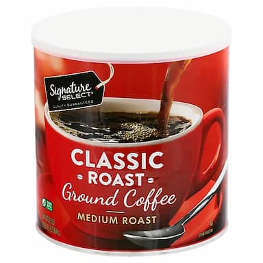 Signature SELECT Coffee Ground Medium Roast Classic Roast - 30.5 Oz