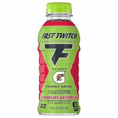 Fast Twitch Watermelon Strawberry Energy Drink - 12 Fl .Oz.