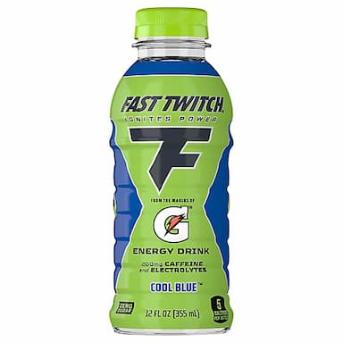 Fast Twitch Cool Blue Energy Drink - 12 Fl .Oz.